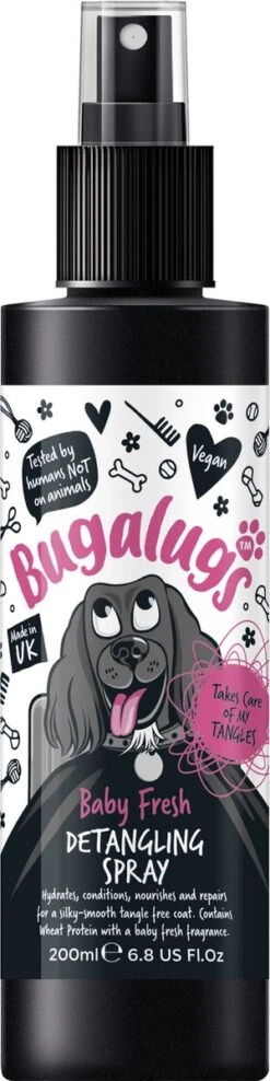 Bugalugs - Vachtverzorging Hond - Baby Fresh Gift Set - Hondenshampoo - Hondenparfum - Anti-klit Spray - 650 Ml - Kerstcadeau -Honden Huis Winkel 300x1200