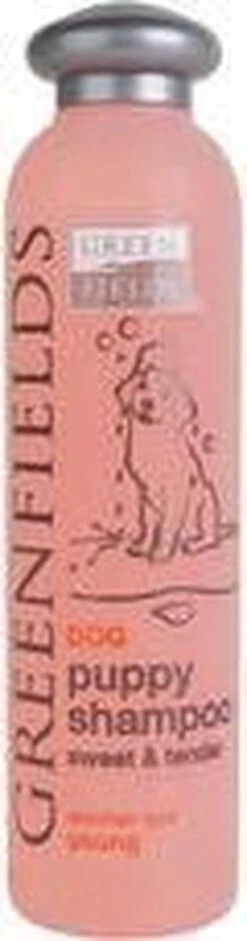 Greenfields - Milde Hondenshampoo Puppy - Zachte Shampoo Met Babypoeder Geur - Inhoud 270 Ml Of 5 Liter - 270 Ml -Honden Huis Winkel 315x1200