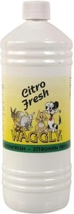 Waggly Citro Fresh Geurverwijderaar - 5 L -Honden Huis Winkel 415x1200