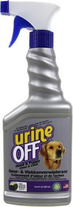 Urine Off Geur En Vlekverwijderaar Voor Hond En Puppy Urine - 1 ST à 500 ML -Honden Huis Winkel 423x1200