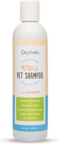 Oxyfresh Pets Hondenshampoo & Kattenshampoo - 237ml - Diervriendelijke Shampoo Voor Honden En Katten Zonder Irriterende Bestanddelen -Honden Huis Winkel 493x1200