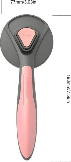 Pakeway T9 - Kattenborstel - Zelfreinigende Kattenkam - Roze - Massageborstel - 19,3 Cm -Honden Huis Winkel 527x1200 1