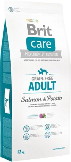 Brit Care Grain Free Adult Salmon & Potato 12 Kg - Hond 9 Brit Care Grain Free Adult Salmon & Potato 12 Kg - Hond -Honden Huis Winkel 531x1200