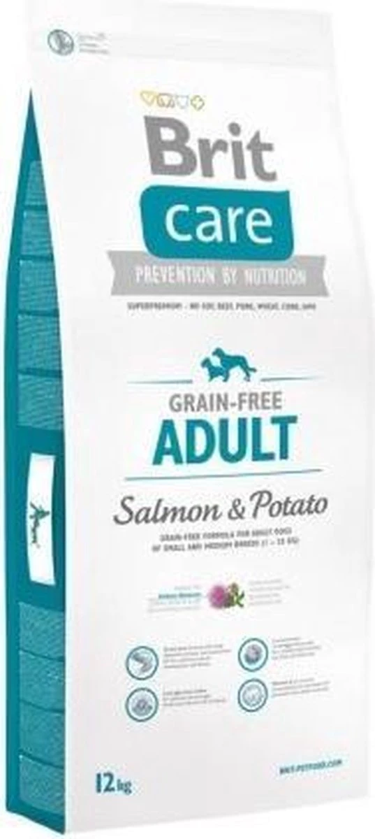 Brit Care Grain Free Adult Salmon & Potato 12 Kg - Hond 4 Brit Care Grain Free Adult Salmon & Potato 12 Kg - Hond - Afbeelding 4