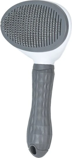 Kattenborstel - Hondenborstel - Pluizenverwijderaar - Haarverwijderaar Voor Huisdieren - Hondenkam - Kattenkam - Huisdierhaar Verwijderaar - Ontpluizer - Kattenhaar & Hondenhaar Verwijderaar - Voor Langharig & Kortharig - Grijs -Honden Huis Winkel 546x1200