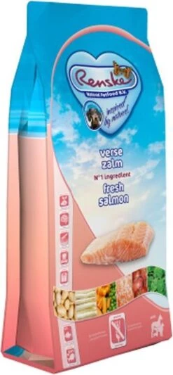 Renske Super Premium Adult Verse Zalm - Graanvrij - Hond - Droogvoer - 600 Gr -Honden Huis Winkel 556x1200 1
