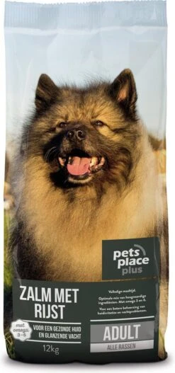 Pets Place Plus Hond Adult - Hondenvoer - Zalm - 12 Kg
