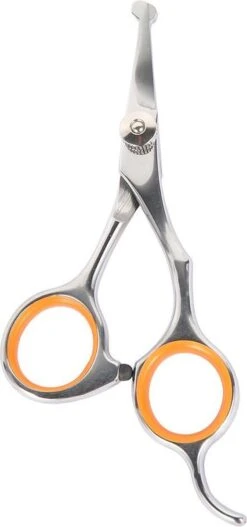 Merkloos Premium Gebogen Trimschaar Honden - Huisdier Trimmen - Hoofd, Poten Ogen & Oren - Kat & Hond Knippen - Veilige Schaar -Honden Huis Winkel 562x1200