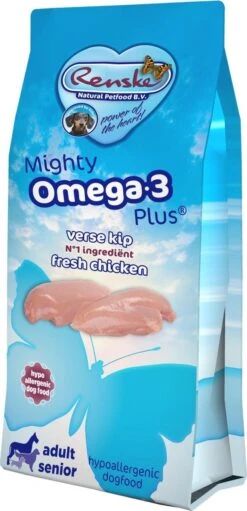 Renske Mighty Omega Plus Adult/Senior Kip/Rijst 15 KG 7 Renske Mighty Omega Plus Adult/Senior Kip/Rijst 15 KG -Honden Huis Winkel 580x1200