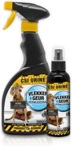 CSI Urine Vlek En Geurspray Puppy En Hond 500 Ml -Honden Huis Winkel 595x1200