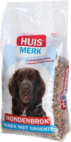 Merkloos Huismerk Adult Diner - 10 Kg -Honden Huis Winkel 603x1200