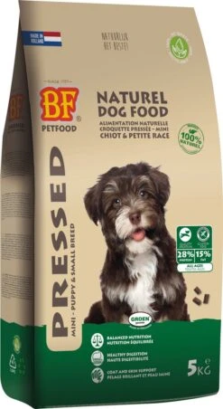 Biofood Geperst Puppy En Kleine Rassen - Hondenvoer - 5 Kg -Honden Huis Winkel 656x1200 1