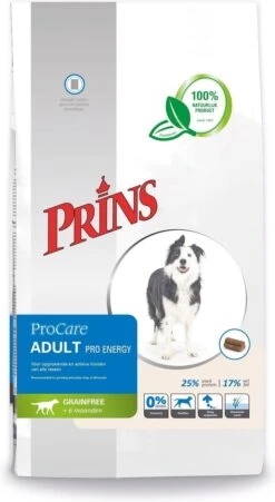 Prins - ProCare Grainfree Adult Pro Energy - Hondenvoer - 12 Kg -Honden Huis Winkel 657x1200