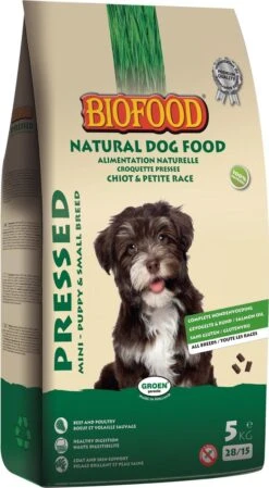 Biofood Geperst Puppy En Kleine Rassen - Hondenvoer - 5 Kg -Honden Huis Winkel 660x1200 2