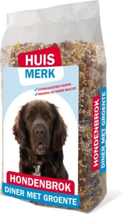 Merkloos Huismerk Adult Diner - 10 Kg -Honden Huis Winkel 686x1200 1