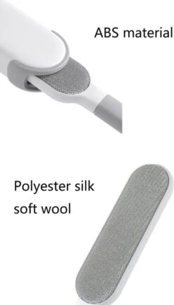 IGOODS - Pet Hair Remover - Hond & Kat Roller Brush - Dubbelzijdig Bont Ontharingsgereedschap Met Zelfreinigende Basis - Reismaatborstel - Voor Kleding - Bank - Tapijt - Autostoel GRIJS -Honden Huis Winkel 686x1200