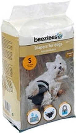 Beeztees - Hondenluier - Zwart - S - 20ST -Honden Huis Winkel 687x1200