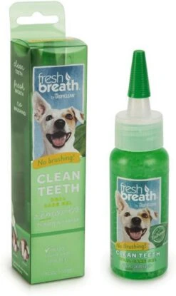 Tropiclean Fresh Breath Clean Teeth Oral Care Gel - Gebitsverzorging - Mint 59 Ml -Honden Huis Winkel 715x1200 1