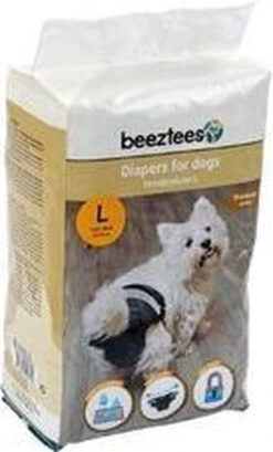 Beeztees - Hondenluier - Zwart - L - 10ST 5 Beeztees - Hondenluier - Zwart - L - 10ST -Honden Huis Winkel 724x1200