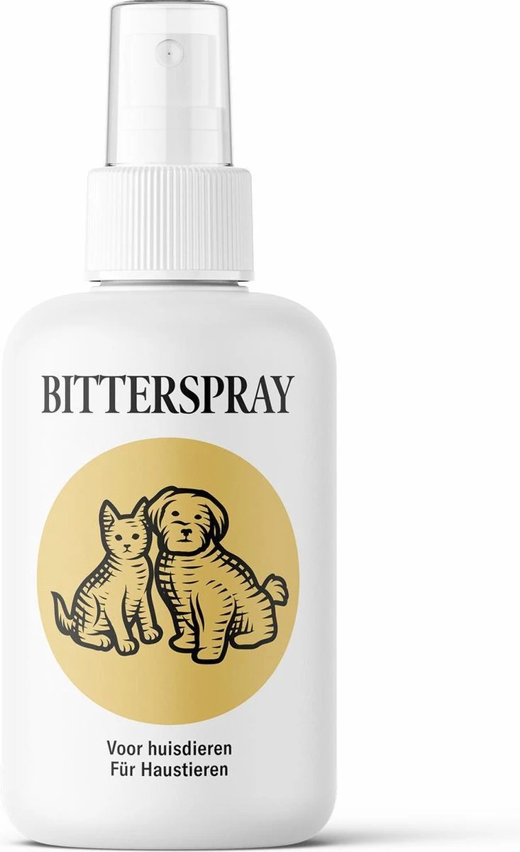 Sensipharm Bitterspray Anti Bijt Spray - Hond, Kat, Konijn & Vogel - Bitter Anti Kauw Knabbel Knaag - 100 Ml 1 Sensipharm Bitterspray Anti Bijt Spray - Hond, Kat, Konijn & Vogel - Bitter Anti Kauw Knabbel Knaag - 100 Ml