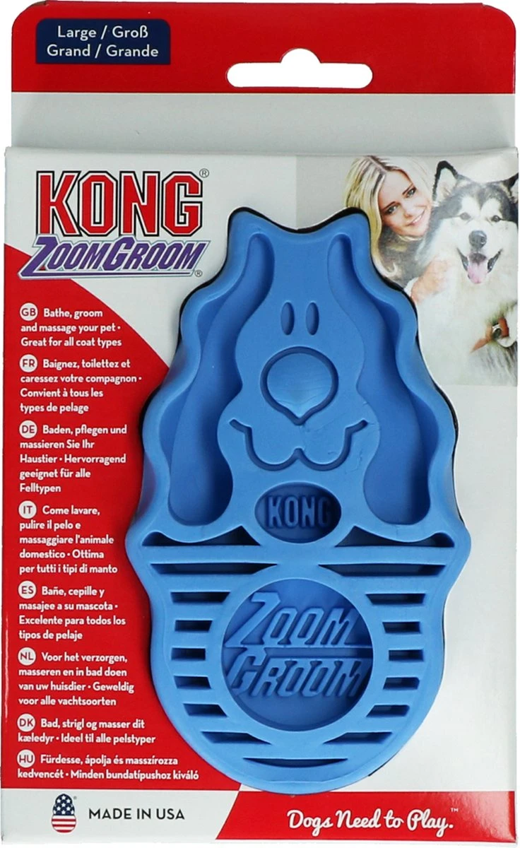 Kong Zoom Groom Hond 8 Kong Zoom Groom Hond - Afbeelding 8