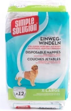 Simple Solution Wegwerp Honden Luier - SMALL 12 ST 38-48 CM -Honden Huis Winkel 768x1200