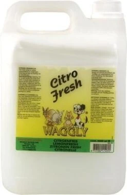 Waggly Citro Fresh Geurverwijderaar - 5 L -Honden Huis Winkel 782x1200 1