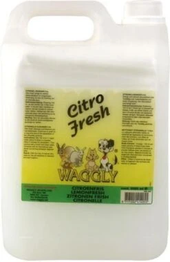 Waggly Citro Fresh Geurverwijderaar - 5 L -Honden Huis Winkel 782x1200 2
