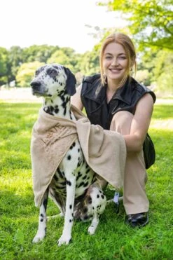 Pepets© – Hondenhanddoek – Honden Handdoek – Microvezel Handdoek – Handdoek Hond – Hondendeken – Droogdoek Hond – Dierendeken – Absorberend – 100*50CM - Beige - GRATIS Zonnebril -Honden Huis Winkel 800x1200 5