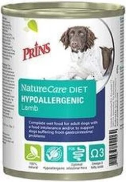 Prins Naturecare Diet Dog Hypoallegenic - Lam - Hondenvoer - 6 X 400 G -Honden Huis Winkel 835x1200 2