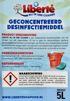 Geurverwijderaar - Liberté All In One Cleaner - Desinfectie - Dieren - Huis - Auto - Kantoor - Schoonmaakmiddel - 5L - Provence Lavender -Honden Huis Winkel 840x1200 2