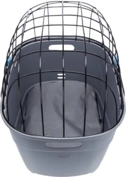 Trixie Fietsmand Voor Bagagedrager Met Draadkoepel Kunststof Grijs (46X36X47 CM) -Honden Huis Winkel 853x1200 1