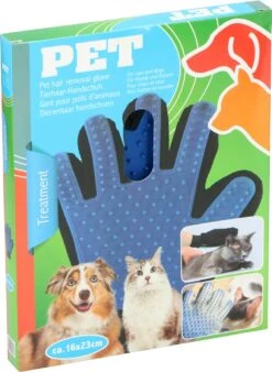 Merkloos Vachtverzorgingshandschoen -Honden Huis Winkel 877x1200