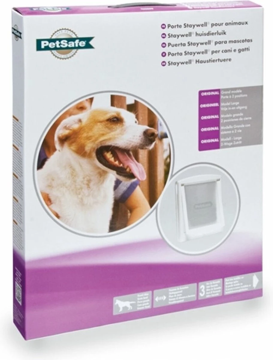 Petsafe 760 Hondenluik - L - Wit - 37 X 31,4 Cm 1 Petsafe 760 Hondenluik - L - Wit - 37 X 31,4 Cm