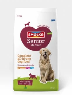 Smolke Senior Medium - Kip - Hondenvoer - 12 Kg -Honden Huis Winkel 911x1200