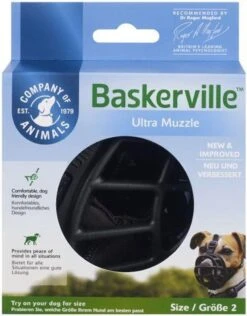 Company Of Animals Baskerville Ultra Muzzle - Muilkorf - Maat 3 (M) - Zwart -Honden Huis Winkel 937x1200 3