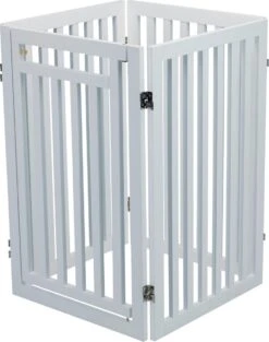 Trixie Hondenhek Met Deur Wit - 60-160 X 81 CM -Honden Huis Winkel 947x1200 1