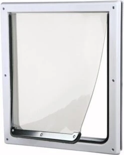 Trixie 2-Weg Hondenluik Wit - S-M 30 X 36 CM -Honden Huis Winkel 961x1200