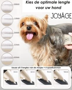 Joyage Professionele Hondentondeuse Voor Dikke Vacht – Honden Tondeuse & Hondentrimmer Tondeuse – Stille Tondeuse Katten & Honden Trimset Lang Haar – Trimmer Hond - Hondentondeuse Draadloos - Tondeuse Voor Honden - Tondeuse Hond Dikke Vacht -Honden Huis Winkel 962x1200 2