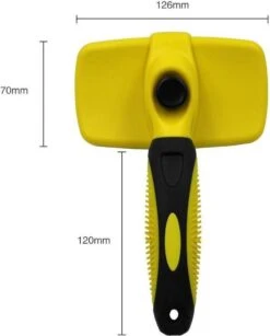 ElegaPet Hondenborstel Groen - Hondenhaar Verwijderen - Kat En Hondenkam - Slickerborstel Hond En Kat - Groomer - Ondervacht Kam Hond - Borstel Hond - Hondenborstel Langharig En Kortharig - Slickerborstel - Anti Klit/Knopen/Huidschilfers -Honden Huis Winkel 964x1200