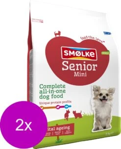 Smolke Senior Mini - Hondenvoer - 2 X 3 Kg -Honden Huis Winkel 976x1200 1