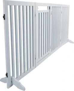 Trixie Hondenhek Met Deur Wit - 60-160 X 81 CM -Honden Huis Winkel 978x1200 3