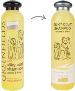 Greenfields Hondenshampoo Voor Langharige Vacht - Zorgt Voor Een Zijdezachte Glanzende Vacht - Inhoud 270 Ml - Hondenshampoo Langharige Vacht -Honden Huis Winkel 987x1200